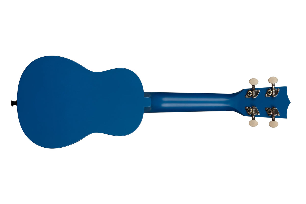 KALA Ukadelic Soprano Ukulele Deepblue graphic Top C/borsa