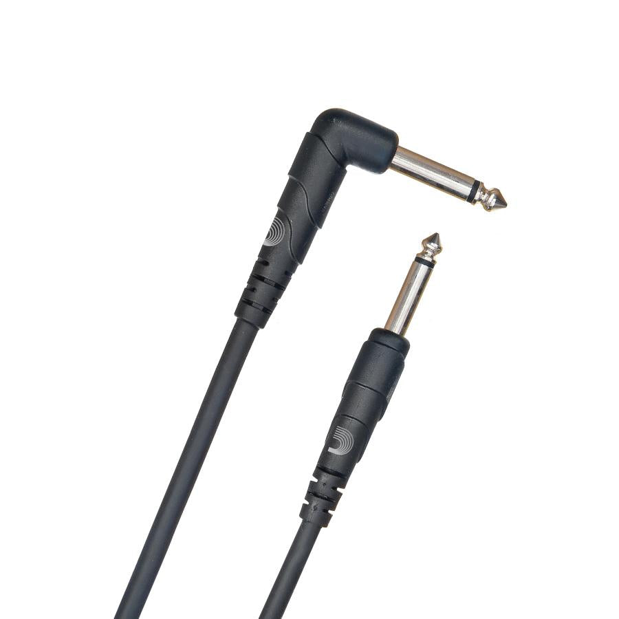 D'Addario PW-CGTRA-10 Cavo per strumenti Accessories Classic con jack ad angolo retto, 3 metri