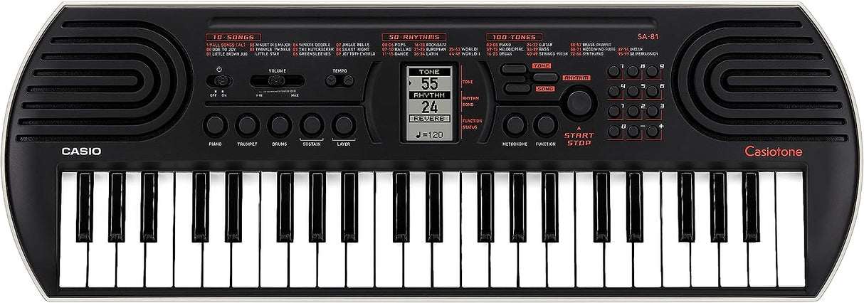 Casio SA-81 mini tastiera + Alimentatore e Cuffie