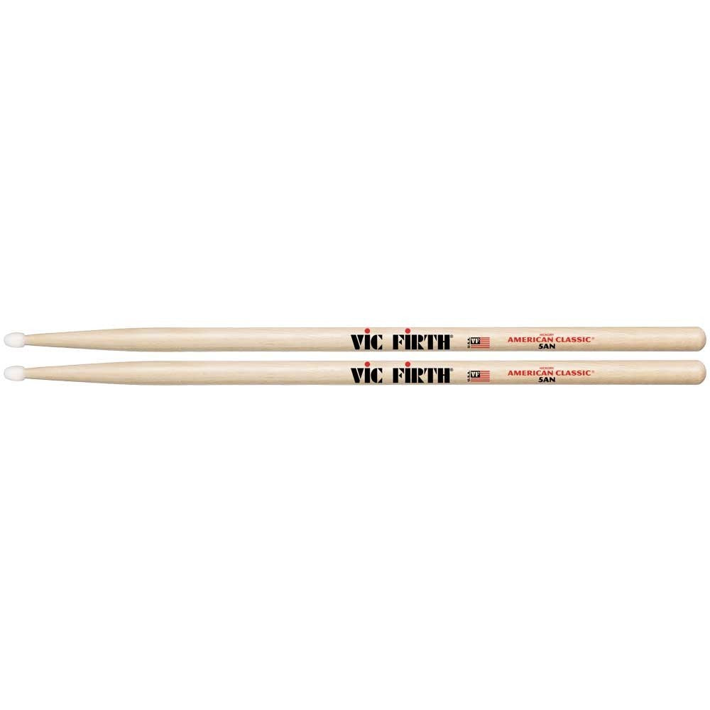 VIC FIRTH 5AN Bacchette American Classic Hickory Punta in Nylon