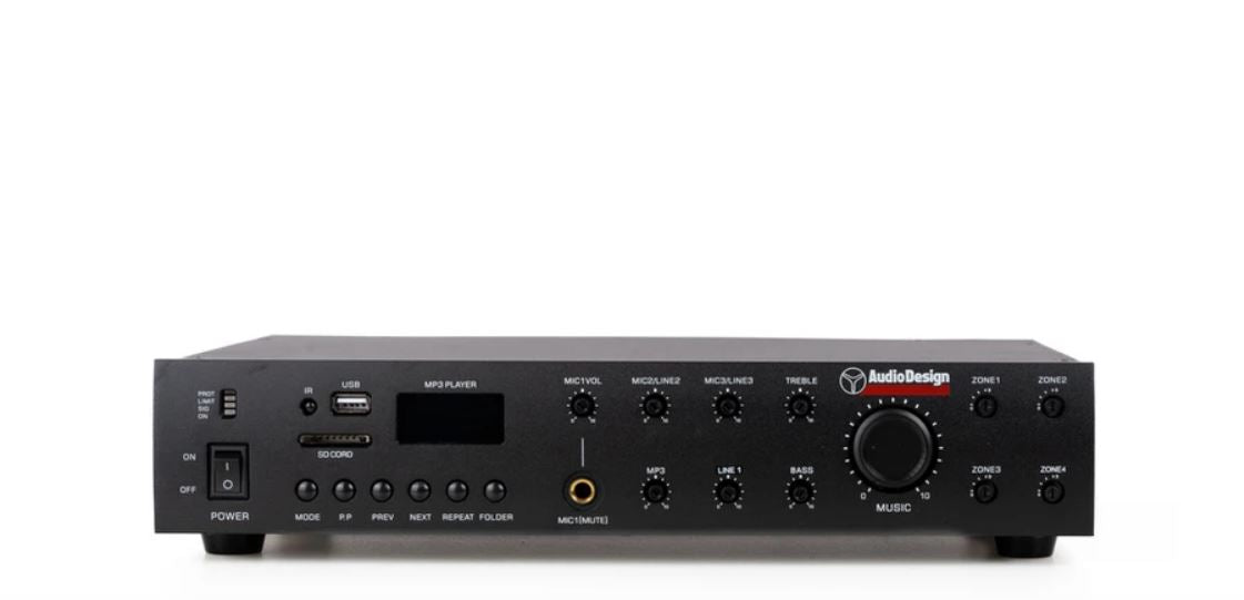 Amplificatore per impianti - Audiodesign - PA 4A150 Amplificatore PA