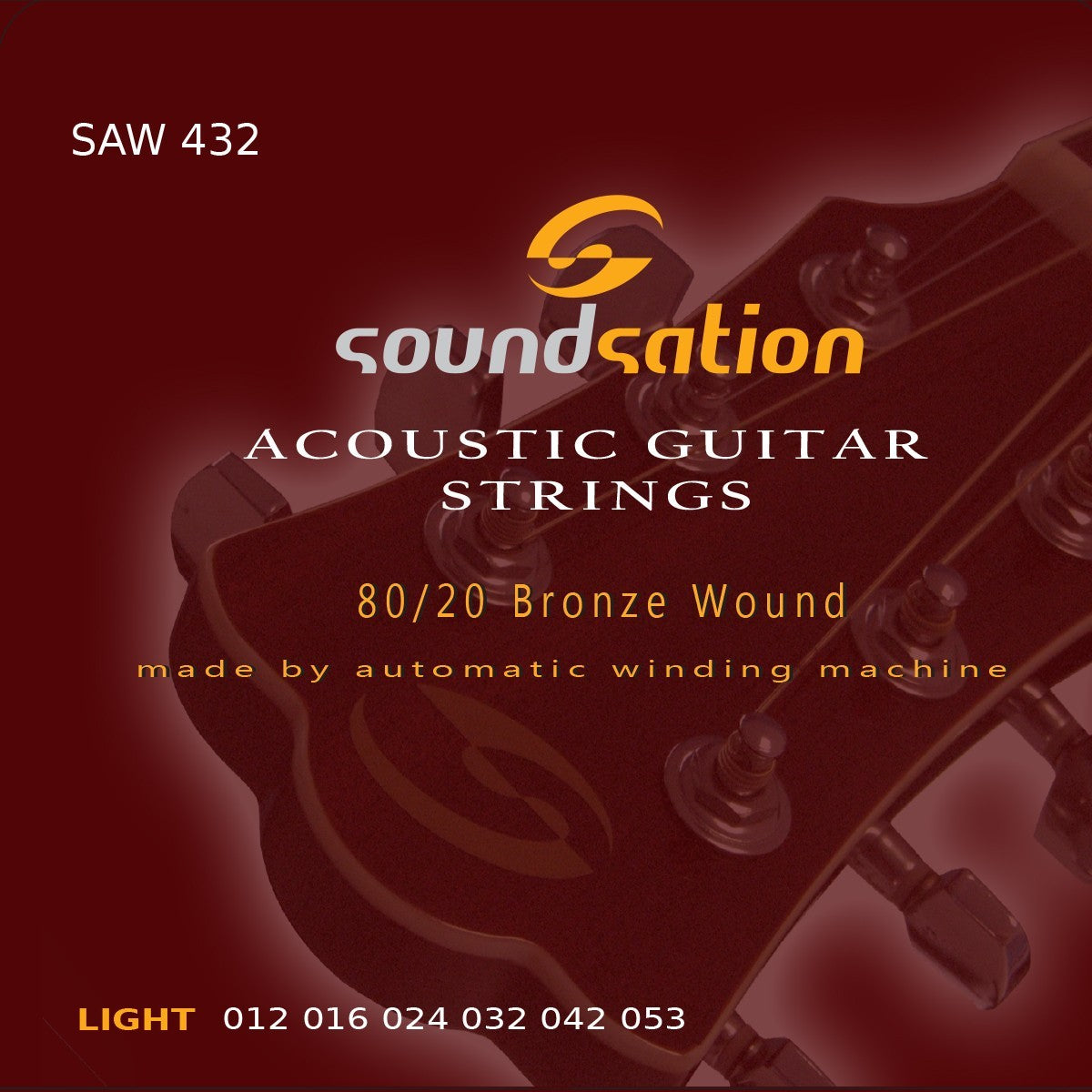SOUNDSATION SAW 432 Muta corde per chitarra acustica - Light