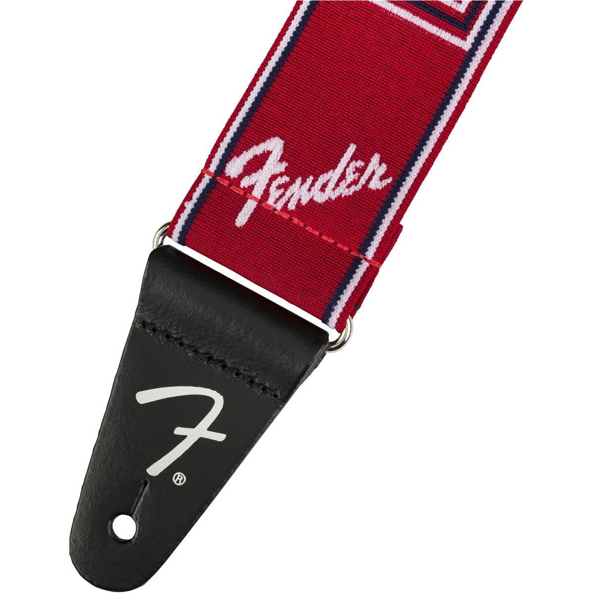 Tracolla Fender Weighless ™ 2 ", Red / White / Blu