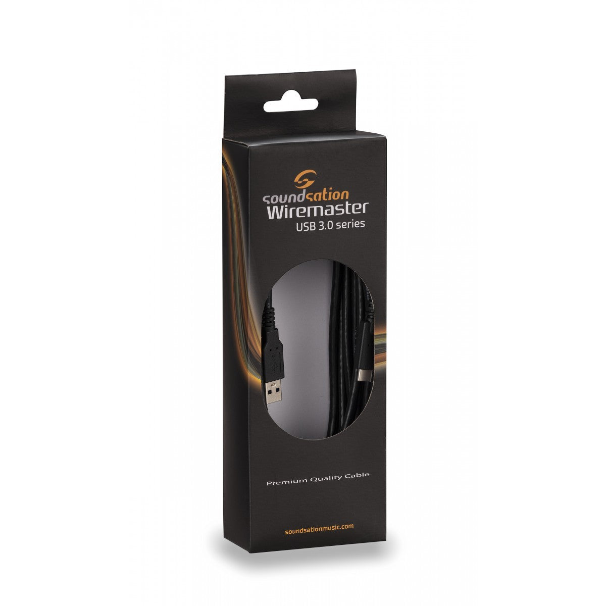 SOUNDSATION WM-USB310-10 CAVO WIREMASTER USB 3.0 (CONNETTORE MASCHIO TIPO-A 3.0 A MASCHIO TIPO-B 3.0) NERO – LUNGH. 1M