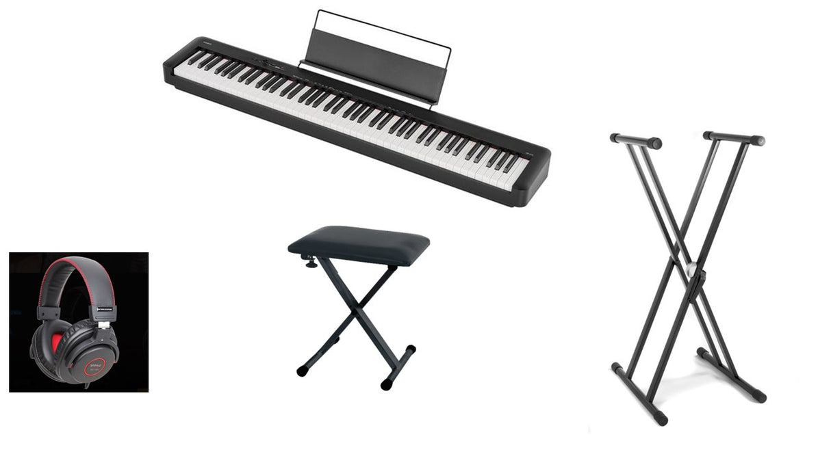 CASIO - PIANO CDP S110 + supporto + panca + cuffie