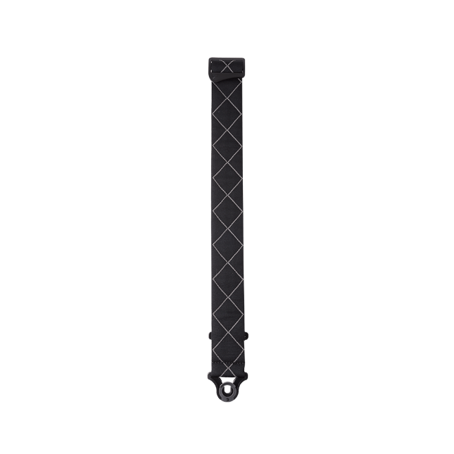 D'addario Auto Lock Guitar Strap, Black Padded Diamonds 50BAL02