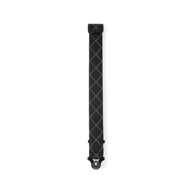 D'addario Auto Lock Guitar Strap, Black Padded Diamonds 50BAL02