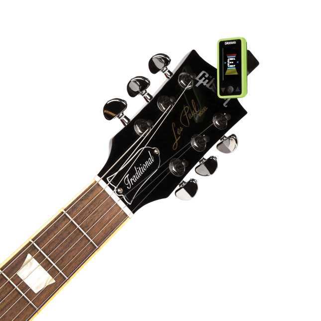 D'addario PW-CT-17GN Accordatore da paletta Eclipse, verde