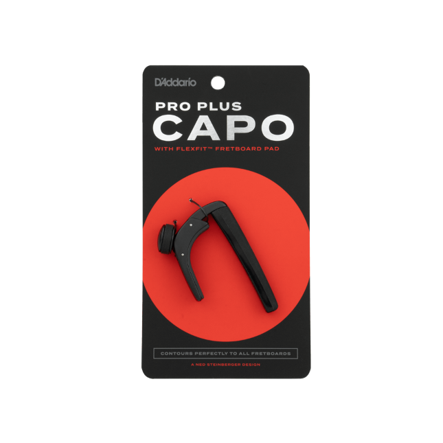 PW-CP-19 - Capotasto D'Addario Pro Plus, nero