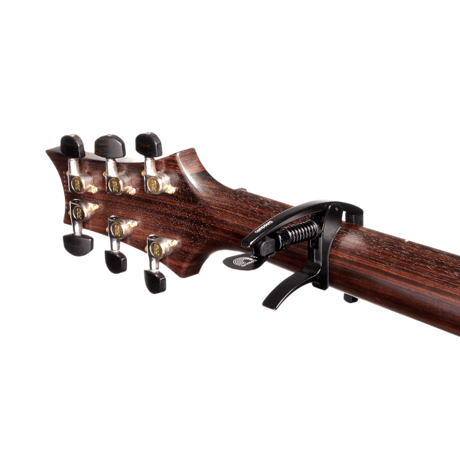 PW-CP-09 Capotasto nero D'Addario Accessories NS Tri-Action