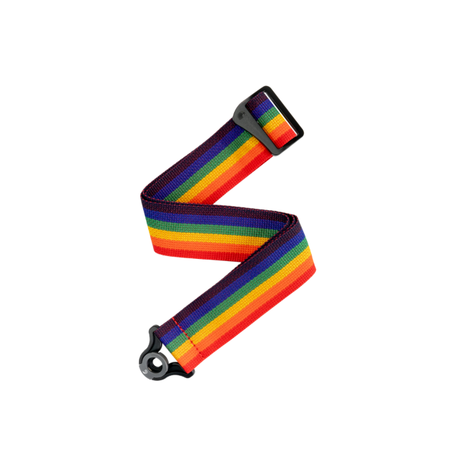 D'addario Tracolla Polypro per chitarra con sistema Auto Lock, Rainbow PWSAL411
