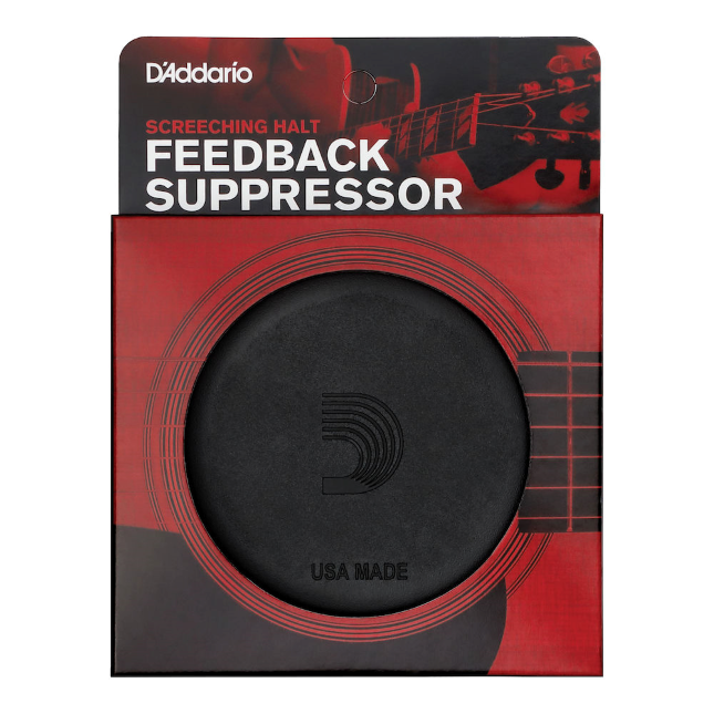 D'addario Tappo Anti Feedback per chitarra acustica SCREECHING HALT SOUNDHOLE PLUG