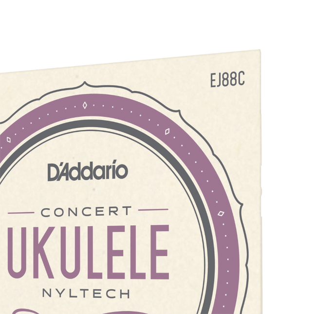 Corde D’Addario EJ88c in nyltech per ukulele Concerto