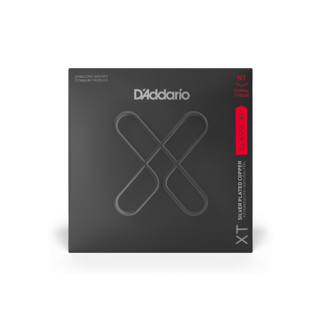 D'addario XTC45TT, XT - Corde Dynacore al titanio per chitarra classica, tensione normale