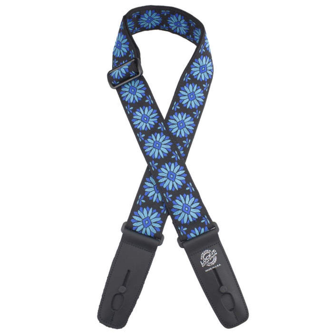 Tracolla Lock-It 2 Designer Blue Flowers