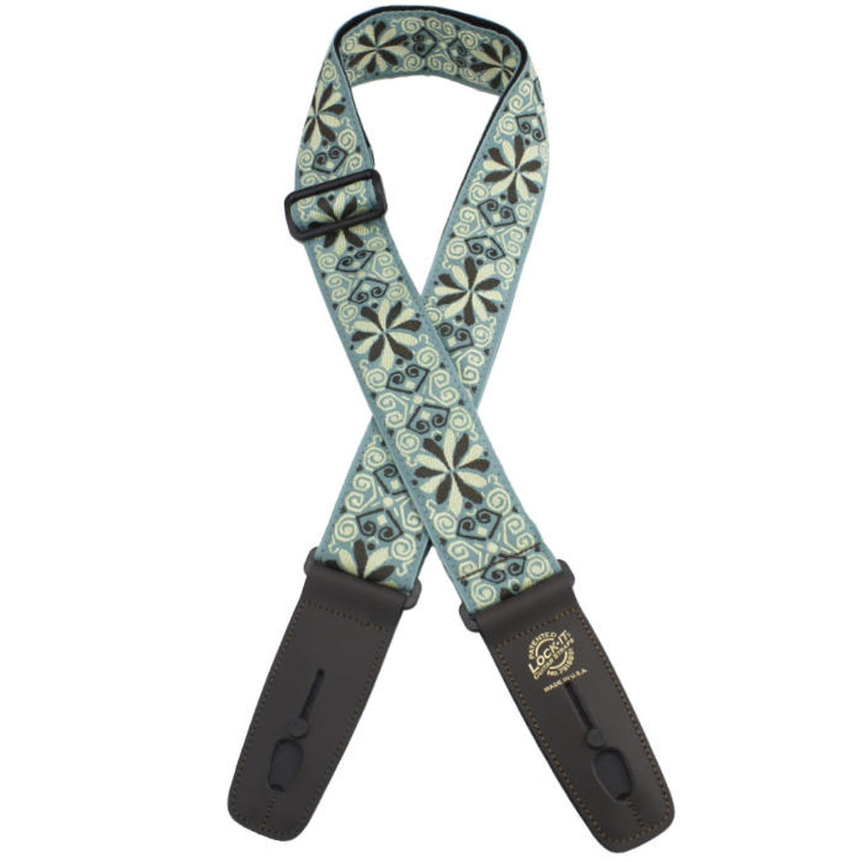 Tracolla Lock-It 2 Designer Green Flowers