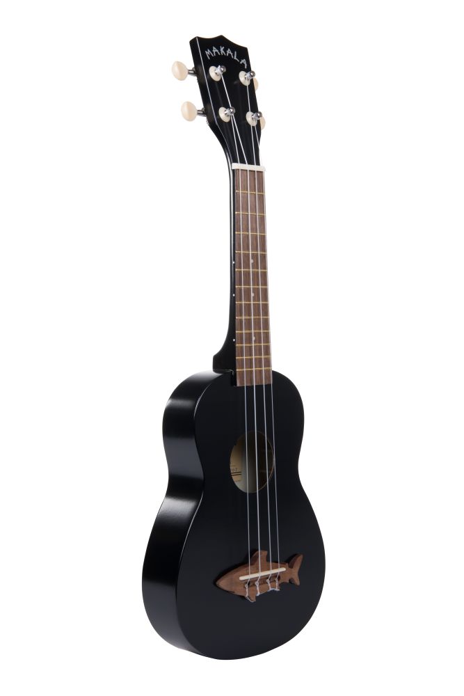 KALA Mk-ss/blk - Ukulele Soprano Shark - Blacktip - C/borsa