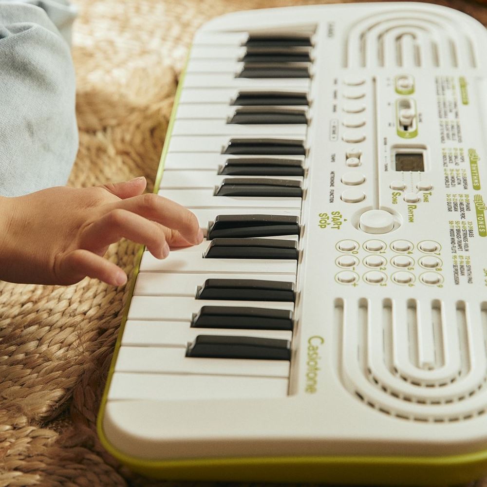 Tastiera CASIO SA-50 White/Lime Green