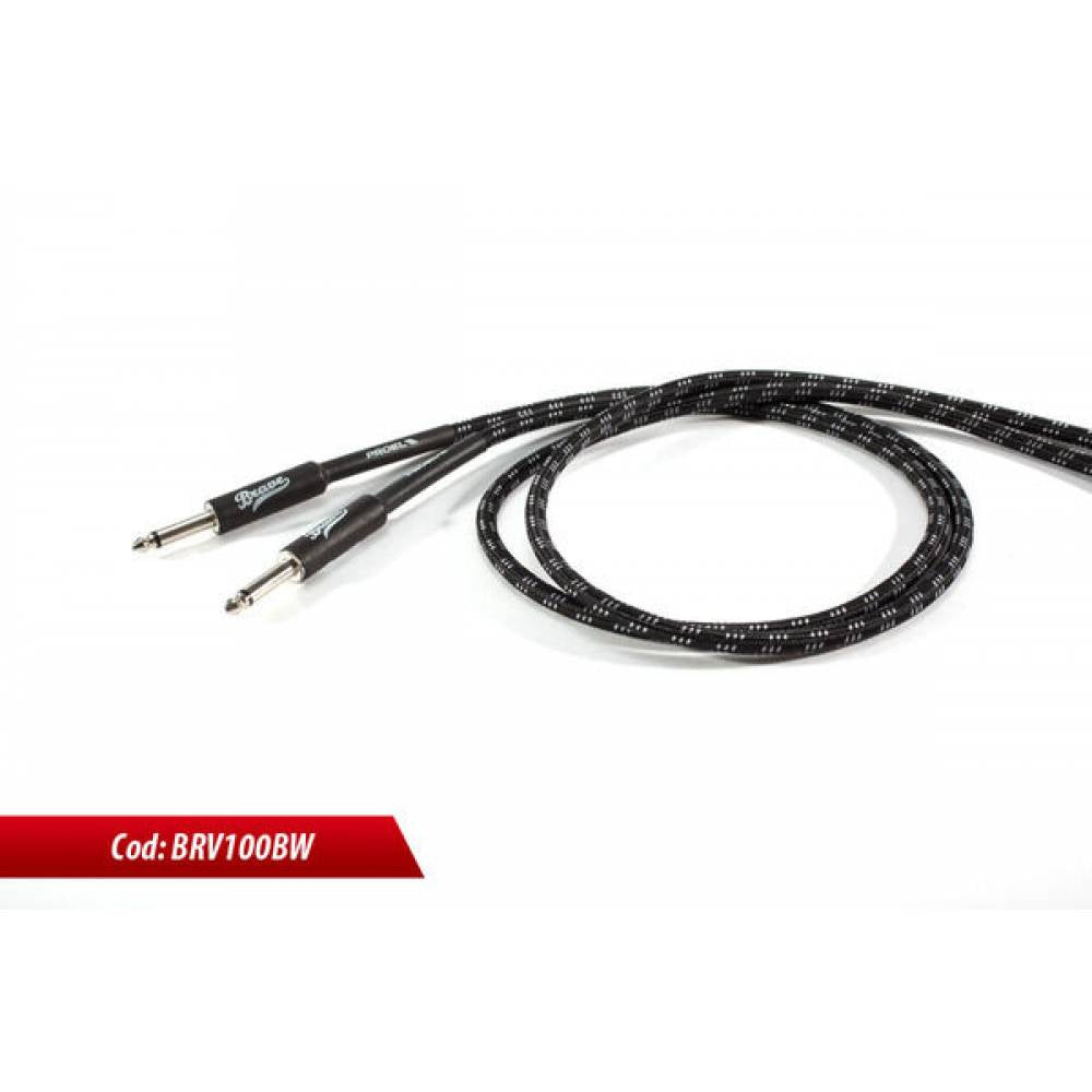 PROEL BRV100LU3BW Cavo per strumenti – Jack Mono 6.3 mm / Jack mono 6.3mm