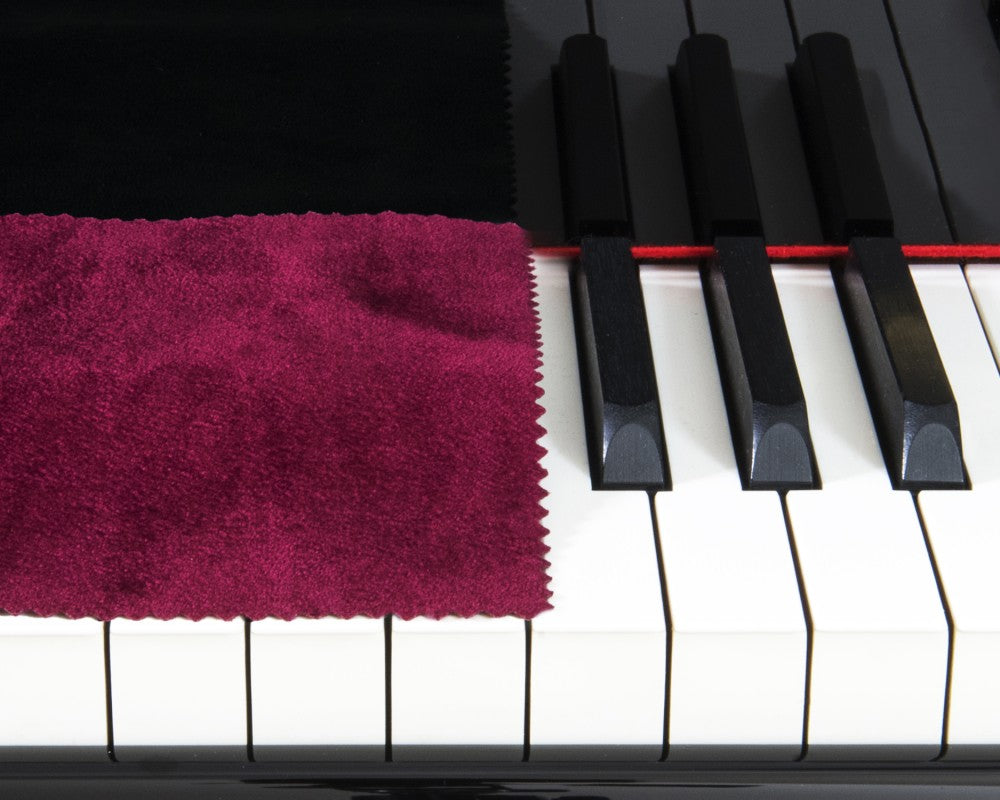 PANNO COPRITASTIERA PER PIANO VELLUTO ROSSO - KEYCOVER_RED