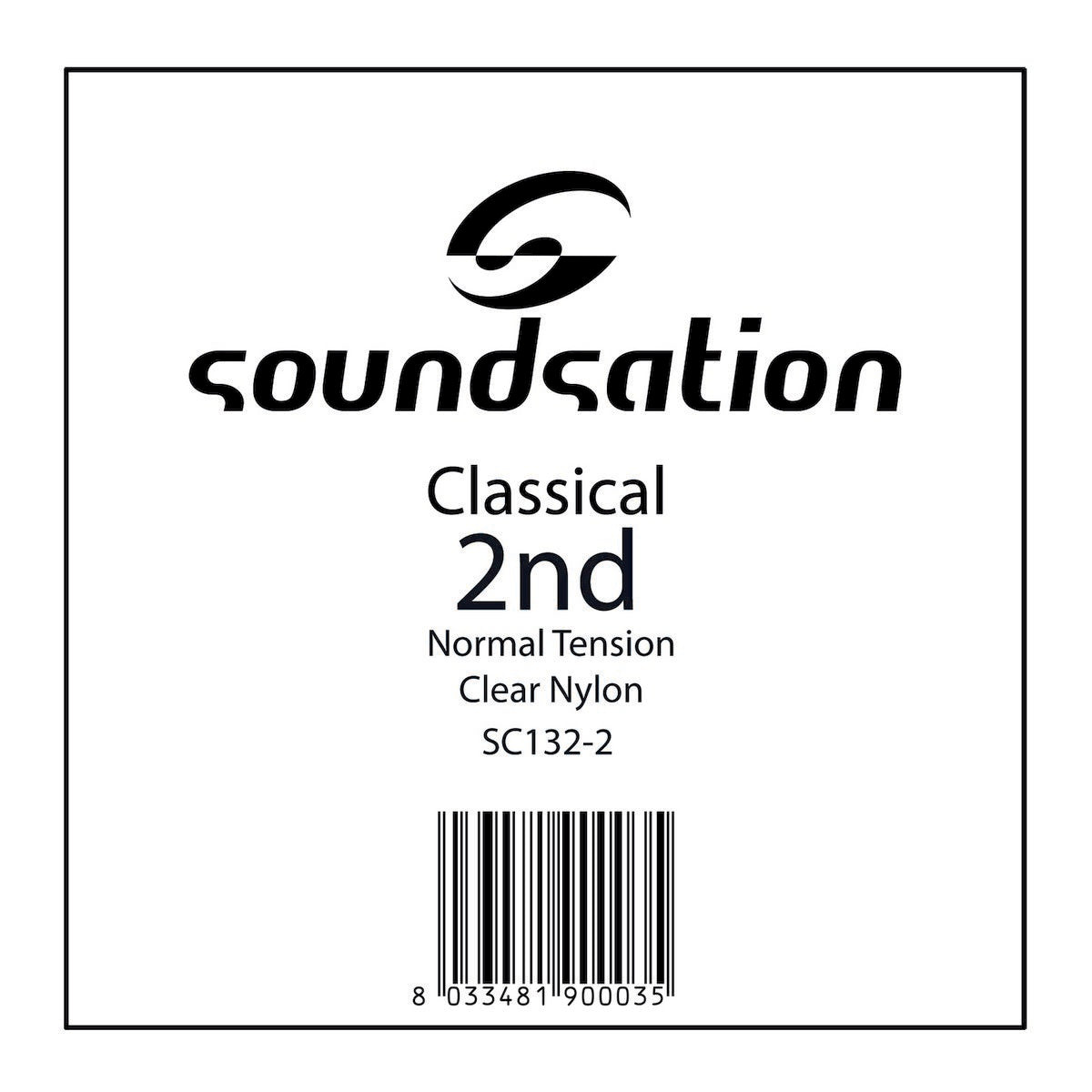 SOUNDATION - CORDA PER CHITARRA CLASSICA D423D. Si 2a SC132 2