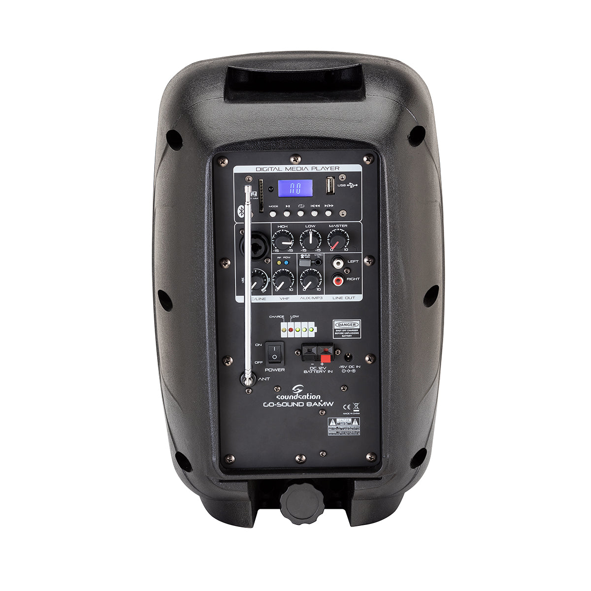 Soundsation GO-SOUND 8AMW CASSA ATTIVA A 2-VIE PORTATILE CON BATTERIA RICARICABILE