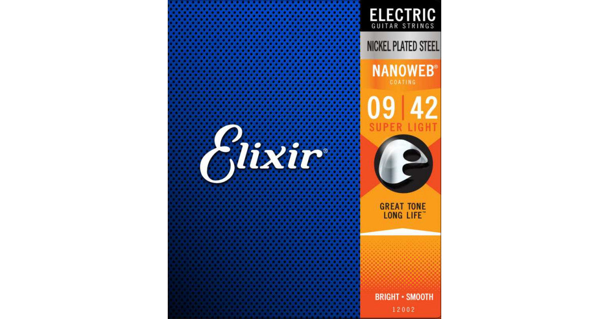 ELIXIR, MUTA PER CHITARRA ELETTRICA 9-42 12002 Nanoweb