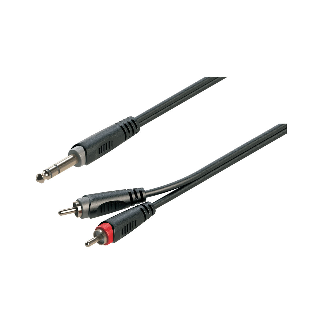 SOUNDSATION JRR-15BK CAVO ADATTATORE 6.3MM JACK MASCHIO STEREO - 2XRCA MASCHIO / 1.5MT
