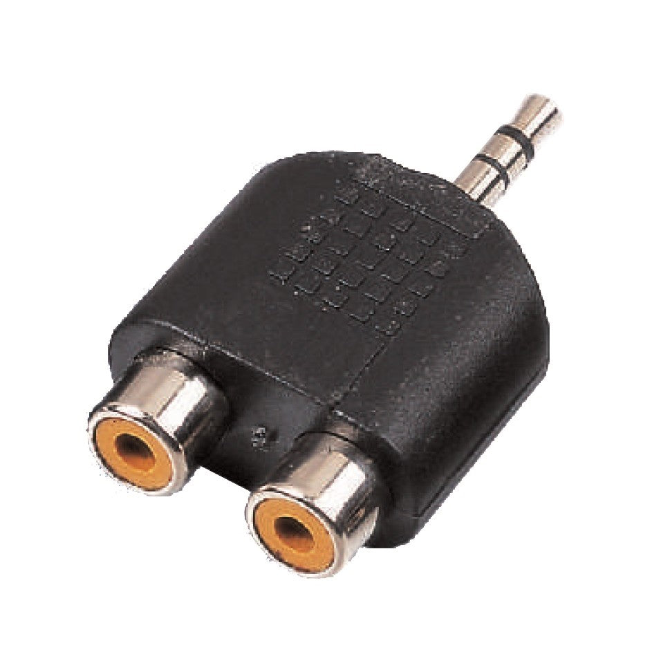SOUNDSATION SADA044-1 Adattatore 2 RCA Femmina - Jack Maschio 3.5mm STEREO (conf. 1 pezzo)