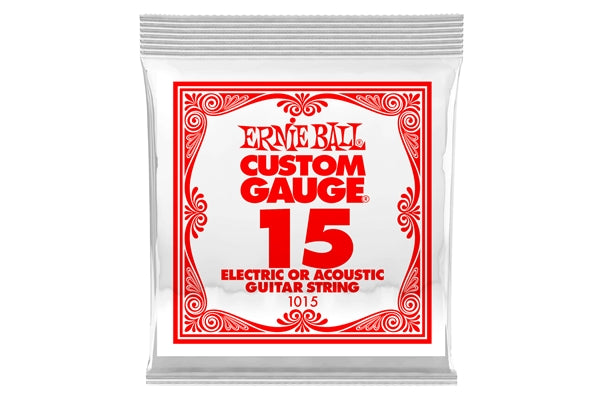 CORDA per chitarra elettrica, Ernieball 1015 PLAIN STEEL .015
