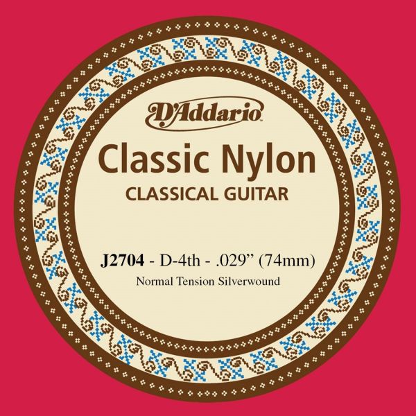 D'ADDARIO CORDA PER CHITARRA CLASSICA Re 4a j2704
