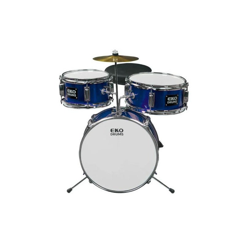 Batteria EKO - ED-100 DRUM KIT METALLIC BLUE - 3 PEZZI