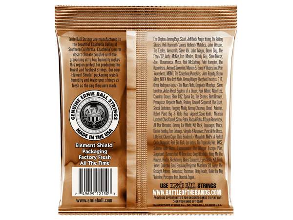 MUTA Ernie Ball - per chitarra ACUSTICA 10-50 2150 Earthwood Phosporbronze