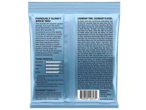 MUTA Ernie Ball per chitarra elettrica Primo Slinky 9,5-44 2212