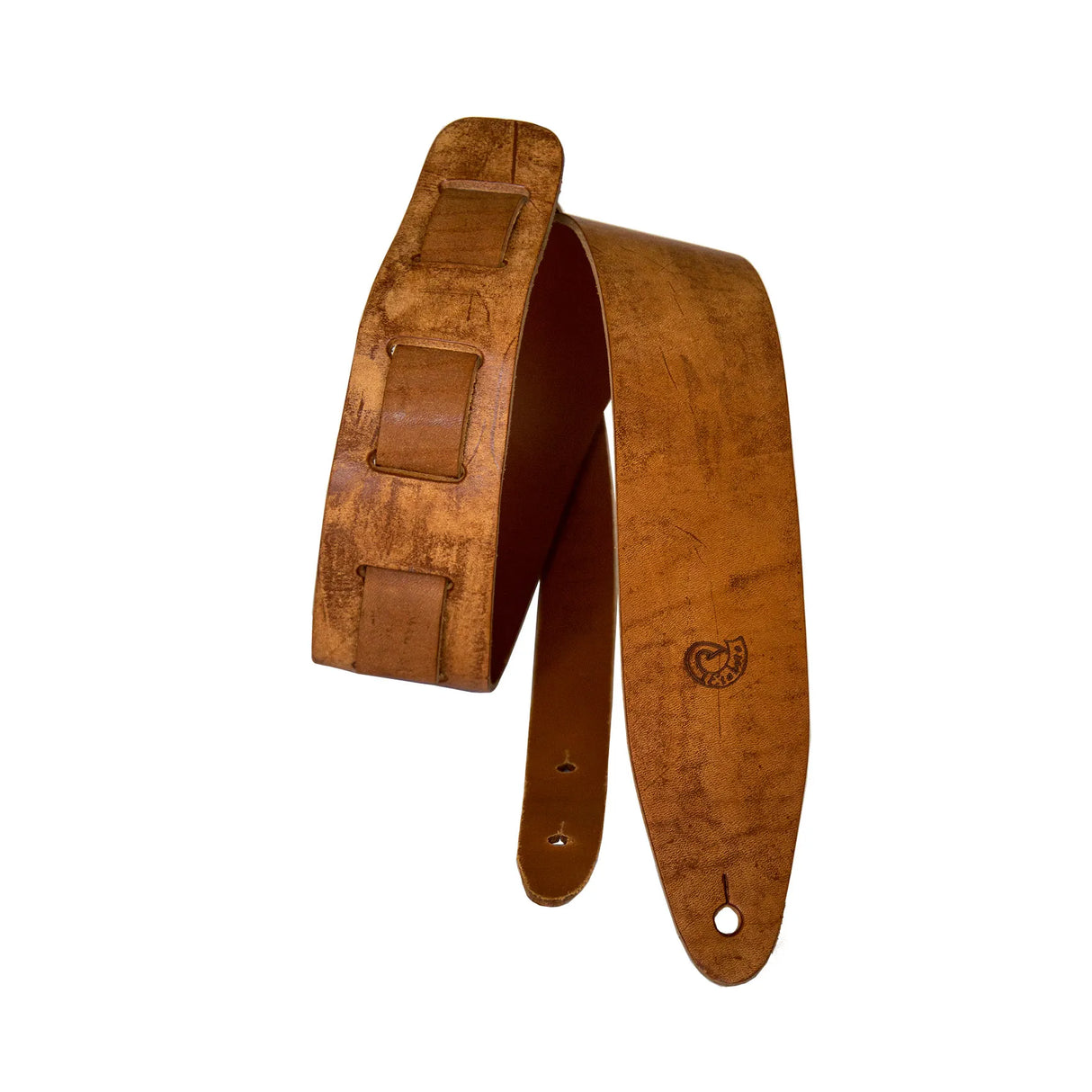 Etabeta - Tracolla in vera pelle - RELIC Guitar Strap | Marrone