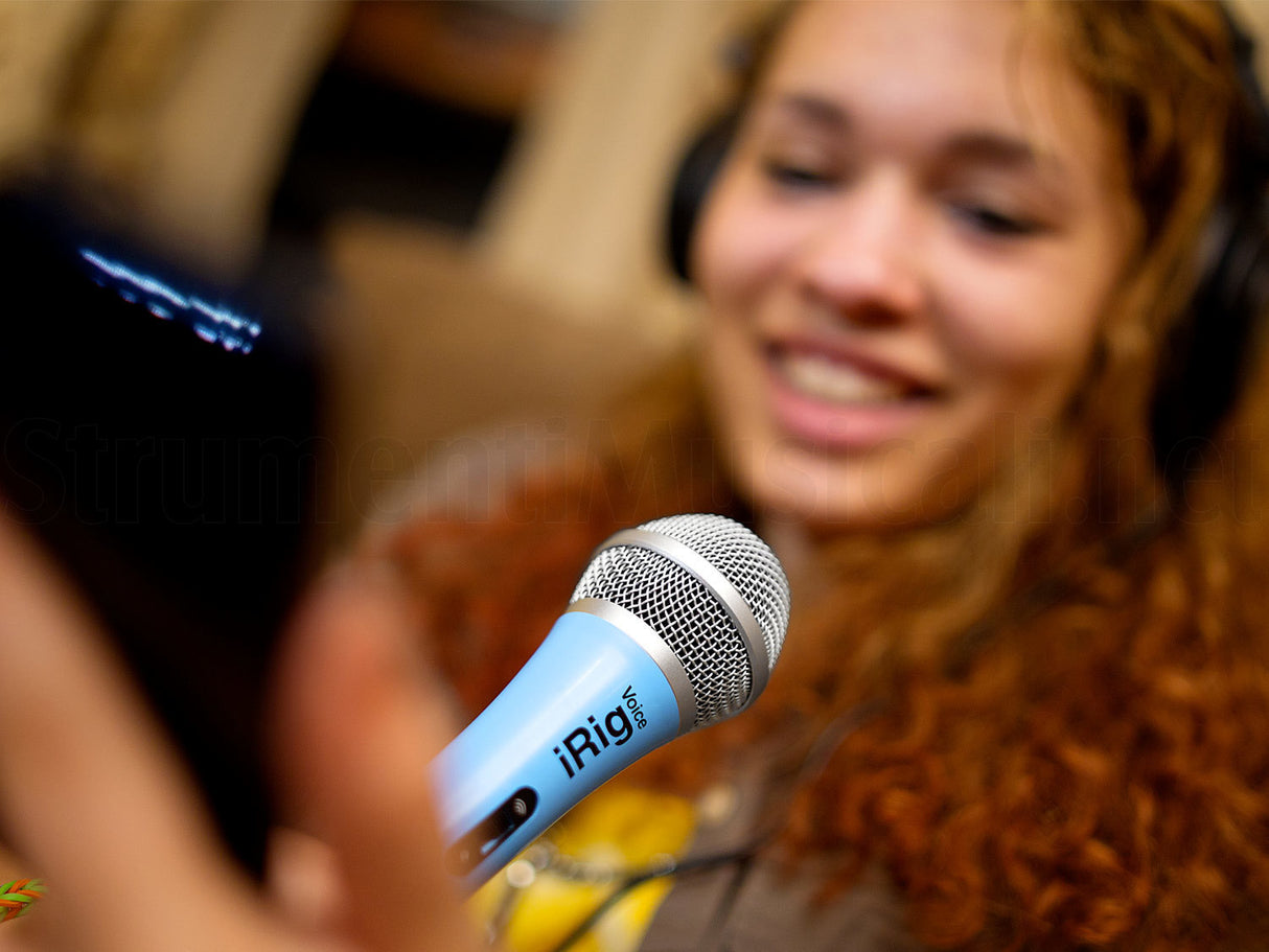 iRig Voice Blue MIC.PALMARE BLU