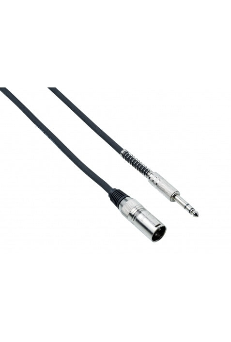 BESPECO-IRON POWER Cavo per speaker attivo - cannon maschio - jack Ø 6,3 mm TRS IROMS300 - 3 metri