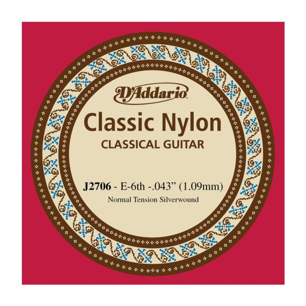 D'ADDARIO CORDA PER CHITARRA CLASSICA MI 6a - j2706