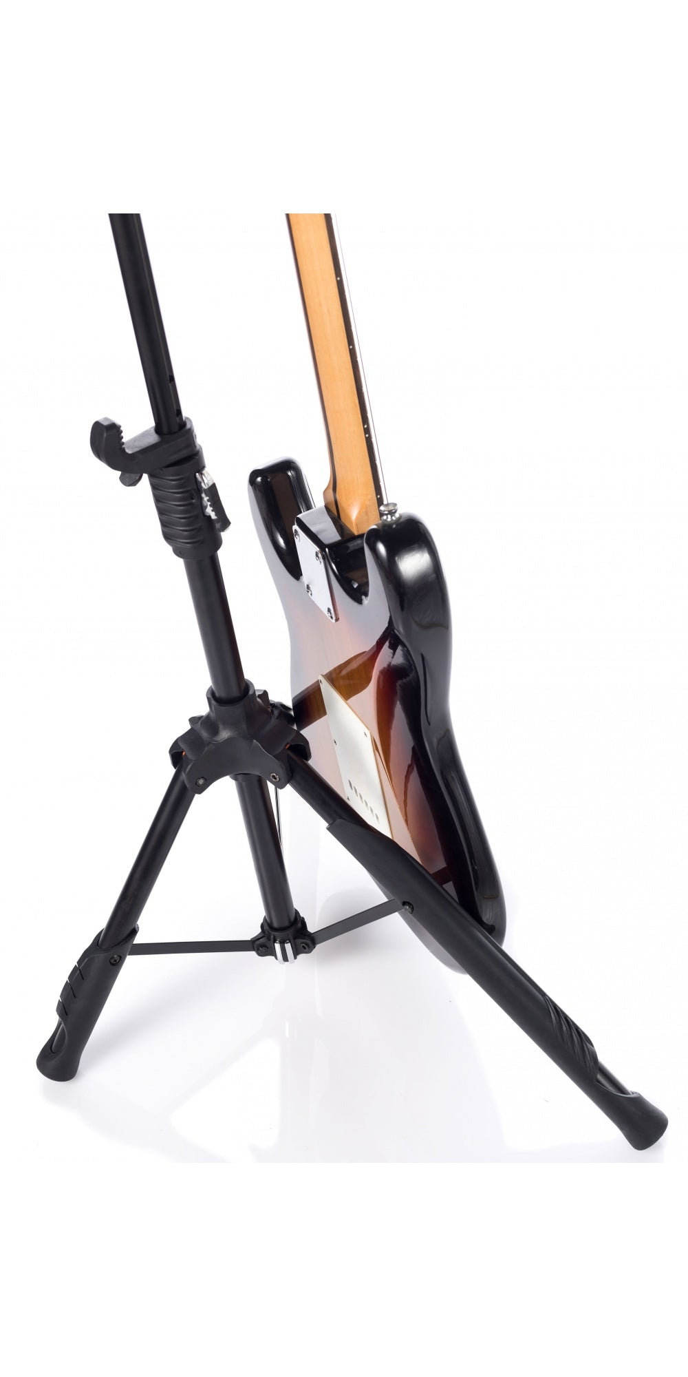 Bespeco KG10 - Supporto alto per chitarra e basso con sistema di bloccaggio