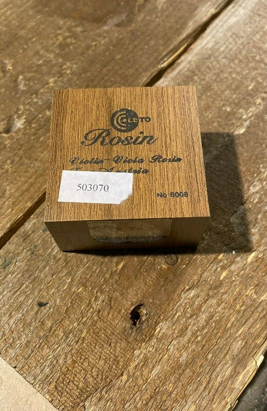 COLOFONIA VIOLINO/VIOLA M° 503070 LETO - LETO ROSIN N8008 + scatola e panno