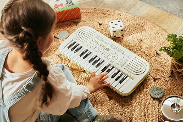 Tastiera CASIO SA-50 White/Lime Green
