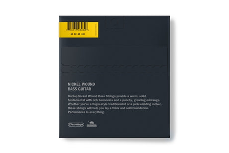 DUNLOP - DBN40100 NICKEL WOUND, LIGHT SET/4