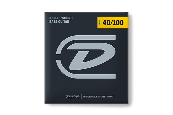 DUNLOP - DBN40100 NICKEL WOUND, LIGHT SET/4