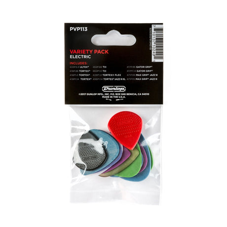 DUNLOP - PVP113 ELECTRIC VARIETY PACK (BUSTA DA 12 PLETTRI)