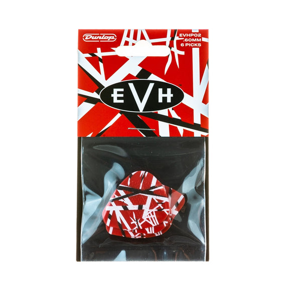 DUNLOP - EVHP02 EVH FRANKENSTEIN MAX GRIP 0.60 MM PACK/6
