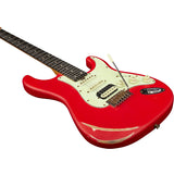 Eko Chitarra Elettrica - Aire Relic Fiesta Red