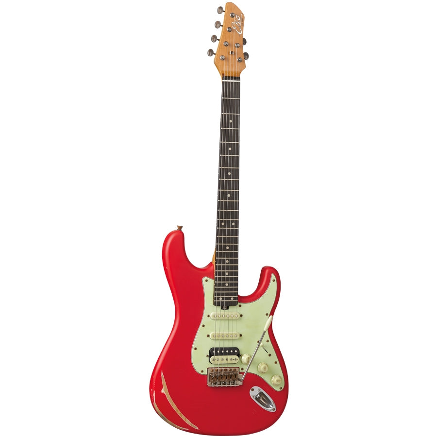 Eko Chitarra Elettrica - Aire Relic Fiesta Red
