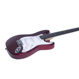 Chitarra elettrica Eko - ST-100 3/4 Chrome Red