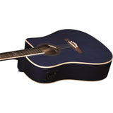 Eko Guitars - NXT D100ce See Through Blue