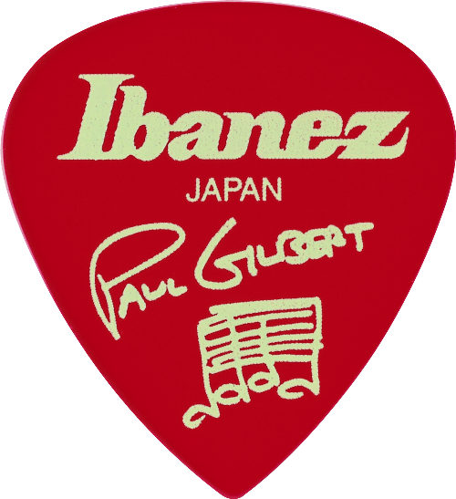 Ibanez plettro Paul Gilbert - red